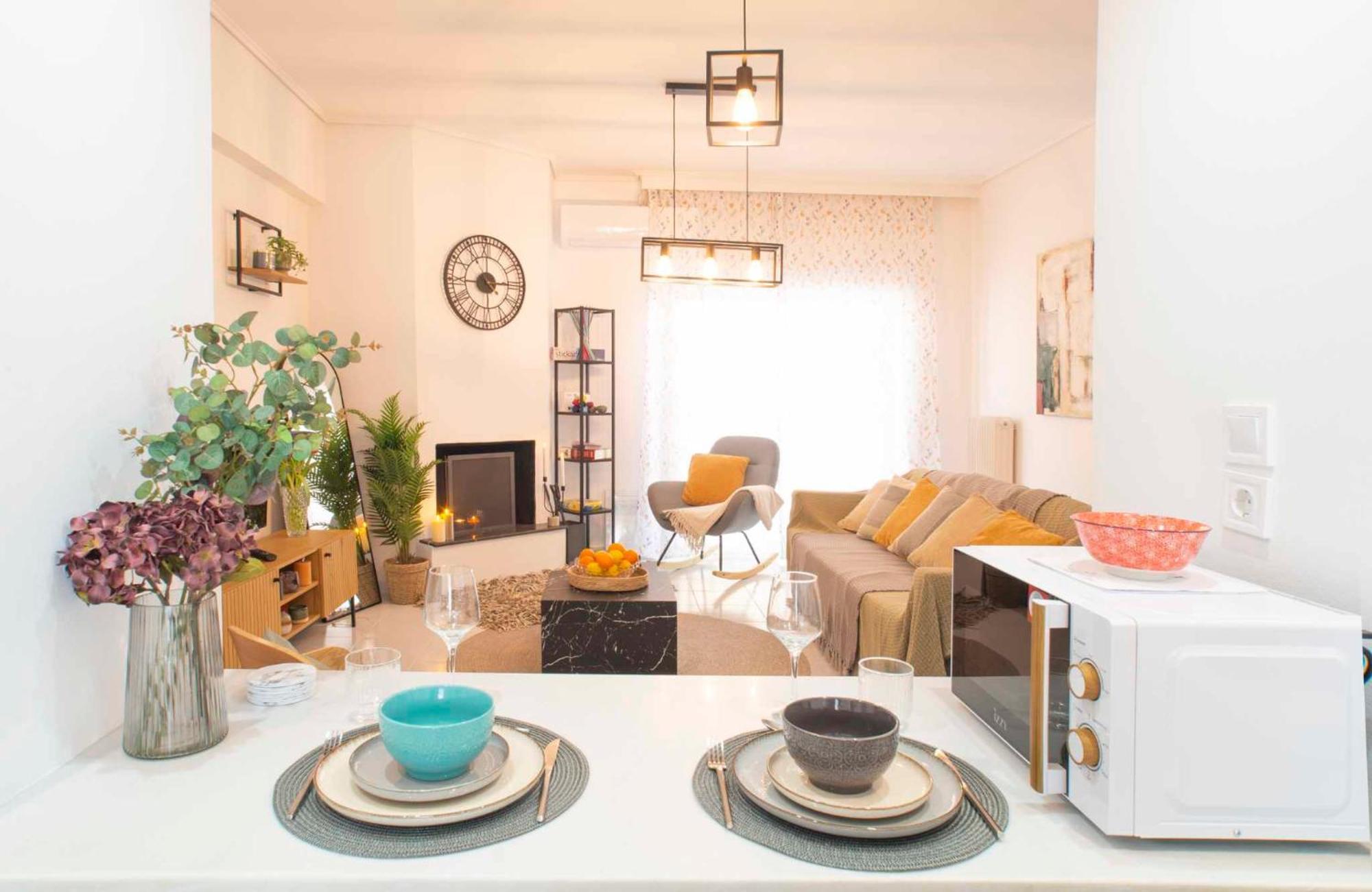 Top Floor Apartment In Халкис Екстериор снимка