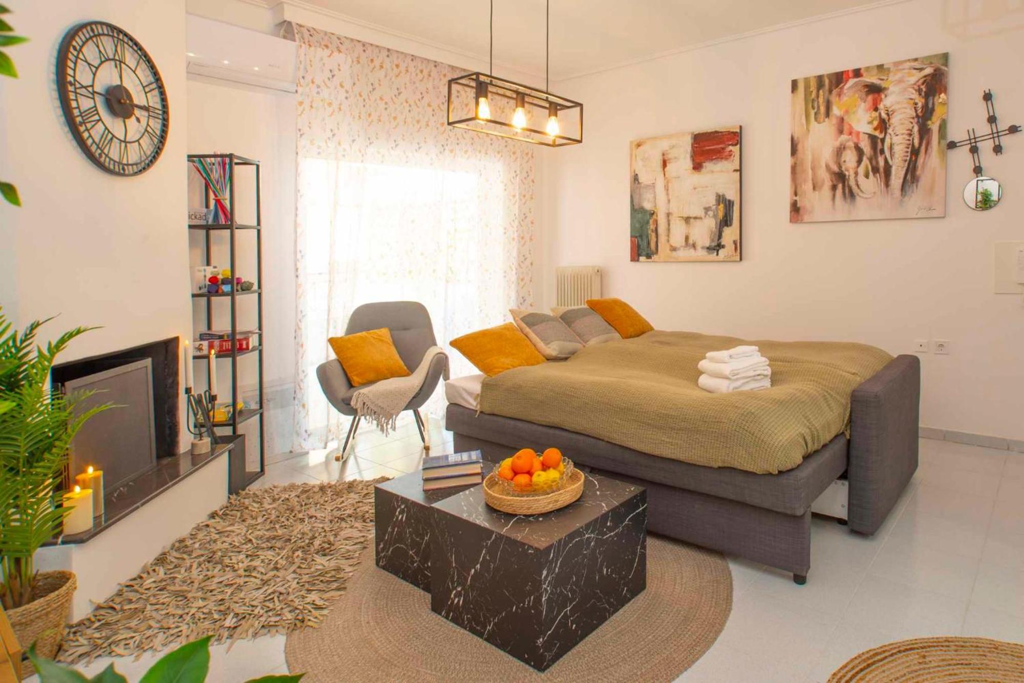 Top Floor Apartment In Халкис Екстериор снимка